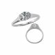 Beautiful Solitaire Bezel Wedding Ring