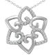 Heart Star Style Pendant Necklace + 18