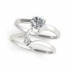 G-H Diamond Unique Lovely Classy Bridal Wedding Shank Ring Band 14K Gold