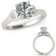 G-H Real Diamond Solitaire Engagement Promise Ring 14K Gold