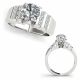 G-H Diamond Classic Prong Set Engagement Promise Ring 14K Gold