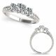 0.75 Carat G-H Diamond Lovely Classy Engagement Wedding Ring 14K Gold
