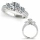 G-H Diamond Classically Styled Solitaire Anniversary Ring 14K Gold