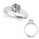 G-H Diamond Bridal Simple Marriage Promise Ladies Ring 14K Gold