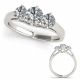 G-H Diamond Lovely Classy Stone Channel Wedding Ring 14K Gold