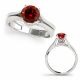 Red Diamond Precious Lovely Classy Promise Ring 14K Gold