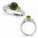 Green Diamond Engagement Rings Fancy Shape Marquise Ring 14K Gold