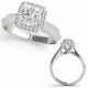 1 Carat G-H Diamond Classy Solitaire Engagement Women Ring 14K Gold
