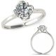 0.5 Carat Real G-H Diamond V Prong Solitaire Beautiful Wedding Ring 14K Gold