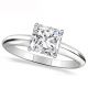 Princess Diamond Bridal Solitaire Ring Set