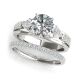 G-H Diamond Bridal Lovely Classy Anniversary Ring Band 14K Gold