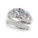G-H Diamond Precious Designer Classically styled Ring 14K Gold