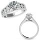 Beautiful Solitaire Halo Engagement Ring Band