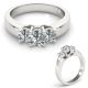 G-H Diamond Antique Vintage Solitaire Promise Ring 14K Gold