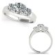 G-H Diamond Classically Style Solitaire Ladies Ring 14K Gold